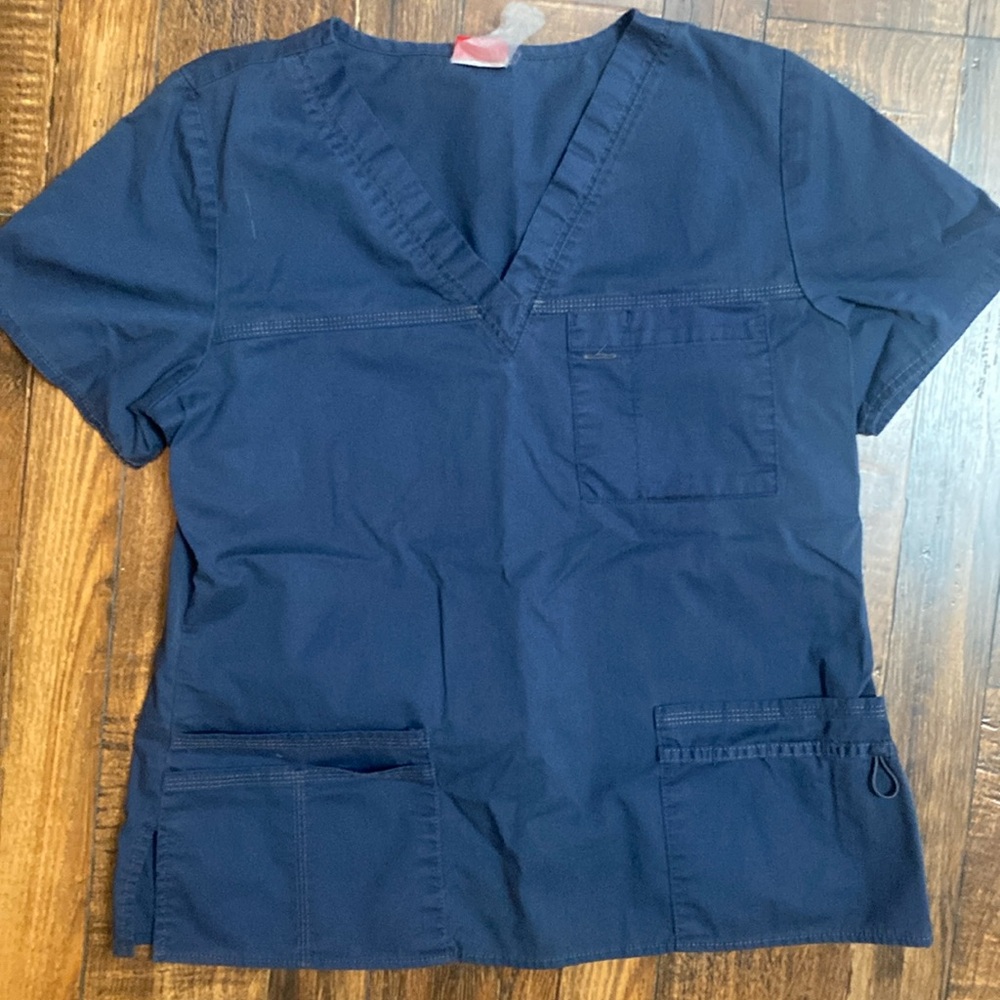 Scub Top - navy blue